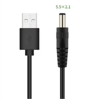 Cable de carga de alimentación Usb a CC Dc/5,5x2,1 5,5x2,5 3,5x1,35 4,0 1,7x2,5x0,7 para fuente de alimentación de dispositivos electrónicos universales