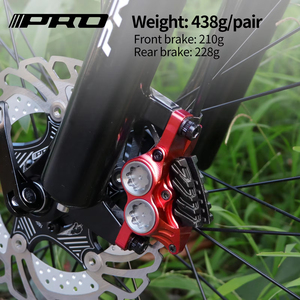 Freno de disco hidráulico IIIPRO Mtb de 4 pistones, 800mm/1550mm, ultraligero, CNC, enrutamiento completamente interno, freno de aceite de <span class=keywords><strong>bicicleta</strong></span> de montaña dividida - Product Image 6