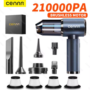 CENRR 210000PA <span class=keywords><strong>Mini</strong></span> máquina de limpieza de mano portátil Potente aspiradora de coche inalámbrica para el cuidado del coche - Product Image 1