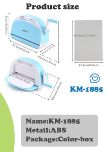 เครื่องตัดกระดาษ ZEQUAN MINI/A4/A5 - เครื่องตัดและปั๊มลายนูน DIY ใช้สำหรับตัดกระดาษและเครื่องตัดกระดาษบาง - Product Image 3