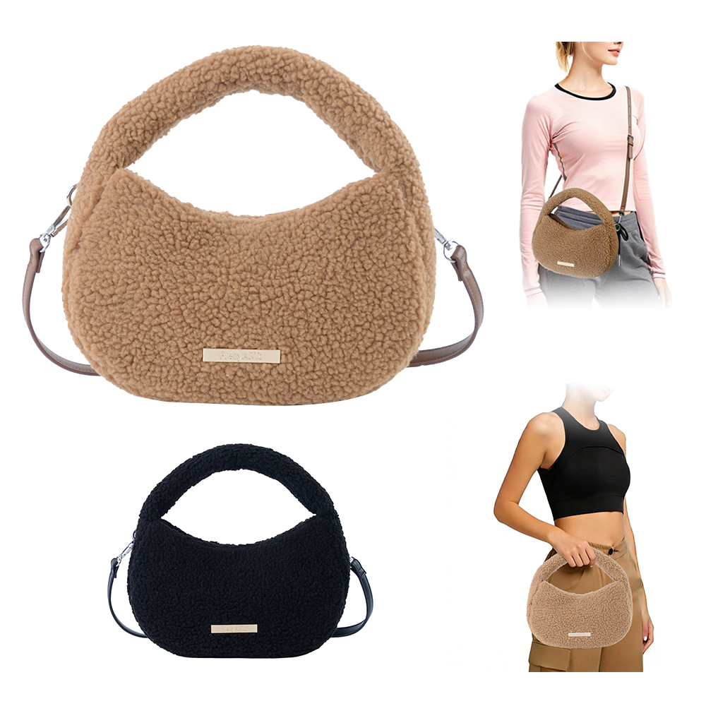 Fall Winter Teddy Sherpa Women Bag