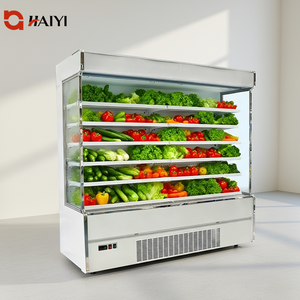 خزانة متعددة الأسطح شبه رأسية ، ثلاجة عرض تجارية منتصبة للخضروات والفواكه - Product Image 1