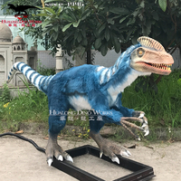 Modèle de dinosaure animatronique réaliste et mobile pour parc d'attractions, parc à thème, centre commercial et exposition