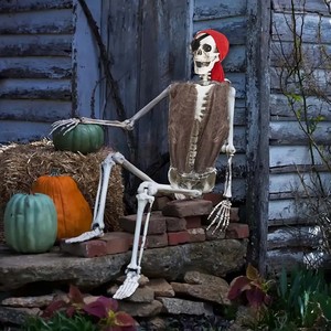 Esqueleto Gigante de Múmia de Cuerpo Completo para Decoración de Jardín Exterior de Halloween, Espeluznante y Terrorífico, Venta al por Mayor - Product Image 1