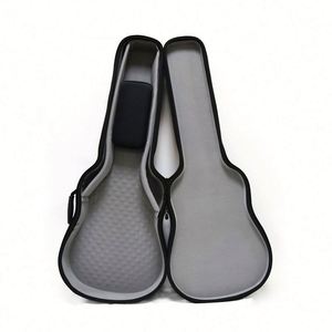 Estuche Rígido Profesional para Instrumentos Musicales, Estuche de Viaje Impermeable para Guitarra Acústica, Funda para Bajo - Product Image 3