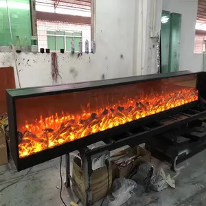 Умный паровой светодиодный пламя ТВ стенд декоративный камин 5-летняя гарантия Бесшумная Автоматическая Вода 3D водонагревательный Электрический камин