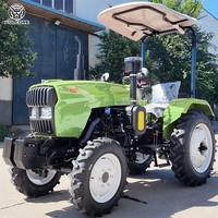 Livraison Gratuite Tracteur 4x4 FULCORE à Chariots Avant et Arrière Réglables, Forte Traction pour le Labour Agricole