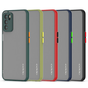<span class=keywords><strong>Funda</strong></span> trasera translúcida mate para teléfono <span class=keywords><strong>Oppo</strong></span> A16, tpu, pc, protector de cámara, precio barato - Product Image 1