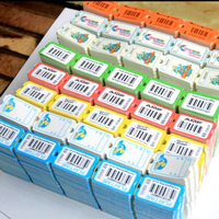 Machine de jeu d'arcade à monnayeur avec cible de récompense, en papier sans bois 165g, avec conception de logo personnalisé