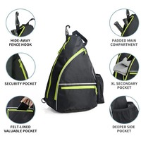 Sac à dos de pickleball sur mesure de haute qualité pour l'entraînement et les voyages, sac de raquette de pickleball portable, sac de tennis de pickleball
