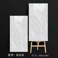 Approvisionnement Direct Usine Carrelage en Porcelaine Sol Effet Marbre Moderne 60X120 pour Construction Intérieure Accents de Cuisine et Villas