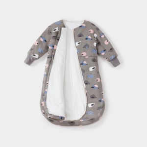 <span class=keywords><strong>Pijama</strong></span> Unisex lavable, suave y cálido, con cremallera, <span class=keywords><strong>saco</strong></span> de dormir para bebé, camisón desmontable con mangas acolchadas - Product Image 3