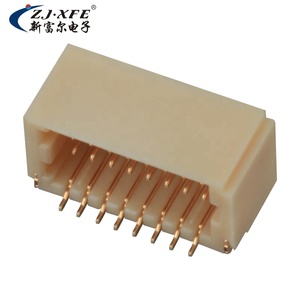 Espacement des <span class=keywords><strong>prix</strong></span> d'usine 1.0mm positions 12/16/20/30/40/50 broches plaqué or double rangée angle droit 180 type connecteur à sertir - Product Image 2