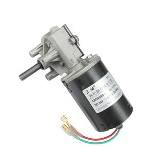 GW6280 DC 12V 24V 30 52 100 Rpm Motor de engranaje helicoidal <span class=keywords><strong>el</strong></span>éctrico autoblocante para puerta de persiana enrollable limpiaparabrisas barbacoa - Product Image 1