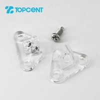 Support de connexion en plastique Topcent pour armoire et meuble, type papillon