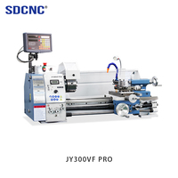 Tour à métaux de bureau horizontal de haute qualité, de qualité industrielle, petite machine-outil miniature pour l'enseignement, SDCNC JY300VF PRO