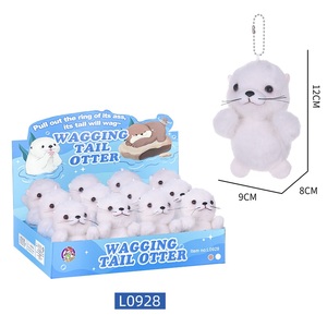 Portachiavi Peluche a Forma di Lontra Adorabile Best-Seller con Funzione Antistress Super Morbido per Regalo di Compleanno - Product Image 3
