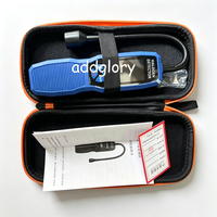 Détecteur de fuite de fréon, testeur de fuite de réfrigérant alimenté par batterie avec sonde col de cygne métallique flexible, pièces de réfrigération
