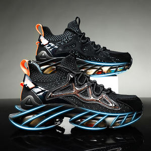 Zapatillas de correr para hombre, zapatillas transpirables, calzado para correr, moda, antideslizantes, amortiguadoras, deportivas, para adolescentes - Product Image 3