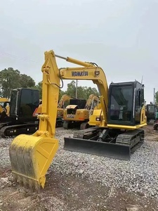 Equipo usado excavadora de 7 toneladas y cargadoras de ruedas mini excavadora Komatsu pc70 excavadora usada de segunda mano basculante inclinación hidráulica rotar - Product Image 5
