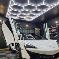 Systèmes commerciaux professionnels Économie d'énergie Hex led Plafonnier en nid d'abeille Garage Lumières