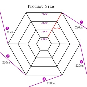 Conjunto de Restricción de Sujeción para <span class=keywords><strong>Cama</strong></span> con Diseño de Telaraña, Esposas para Muñecas y Tobillos con Correas Ajustables, Juguetes Sexuales BDSM para Mujeres, Hombres, Parejas y Gays - Product Image 5