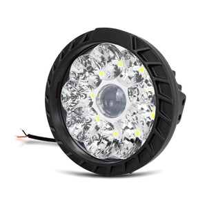 Phare de travail et antibrouillard pour voiture, 5 et 7 pouces, 35W, avec lentille, éclairage blanc, puce 5252, 9-80V, en aluminium - Product Image 3