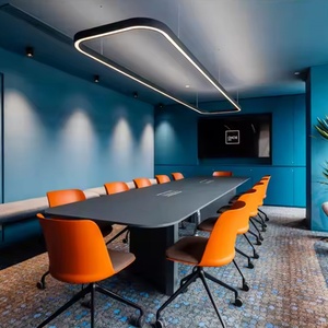 Factory <b>LED</b> Hanging Linear <b>Light</b> 2FT*4FT <b>LED</b> Linear <b>Light</b> Aluminum Pendant Splicing <b>LED</b> Linear <b>Light</b> for Office Mall - Product Image 5