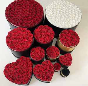 Dia dos namorados e mães flores duradouras rosas eterna presentes preservado rosa flor caixa eternidade rosas preservado - Product Image 2