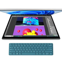 Ordinateur portable à double écran tactile 13.5 pouces Portable double écran N100 CPU Win 11 Notebook Business Laptop