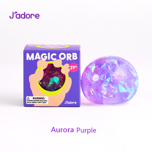 Jadore Aurora <b>Ball</b> Squishy, Soft Elastic Slow Rising Sensory Stress Relief <b>Squeeze</b> Fidget Toy for Kids and Adults - Product Image 6