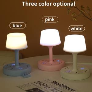 Lámpara LED de Noche con Luz Fría, Cálida y Natural, Lámpara de Noche para Dormitorio, Lámpara de Mesa para Alimentar al Bebé, Protección Ocular, Lámpara de Lectura con Puertos USB - Product Image 3