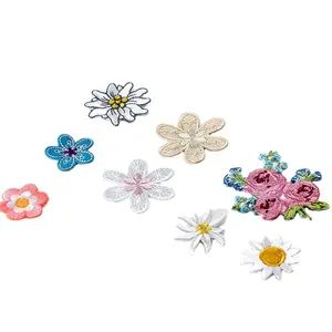 Fabu — écusson floral personnalisé, Patch brodé, couture pour vêtements