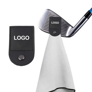 Serviette de golf magnétique personnalisée en microfibre avec logo, serviette de nettoyage avec aimant puissant pour sacs et clubs de golf - Product Image 6