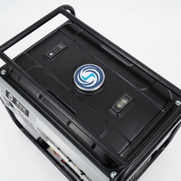 Générateur d'essence portable toutes séries 3-10KW, démarrage par lanceur, AVR stabilisé, silencieux, réservoir de carburant 25L, monophasé/triphasé, usage domestique