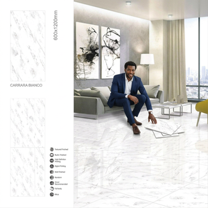 California Ice 600x1200mm Glossy Polished Large Format Porcelain Floor And <b>Wall</b> Slab Tiles - Product Image 3