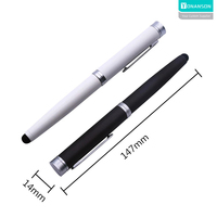 Pulpen Stylus Plastik Logo Kustom dengan USB Flash Drive USB 2.0/3.0 Kapasitas dari 128MB hingga 128GB; Hadiah Promosi.