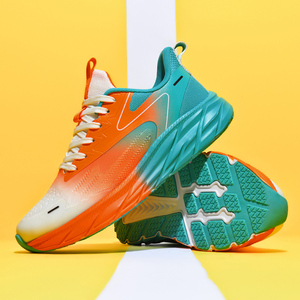 Vente en gros de chaussures décontractées en maille légère pour hommes et femmes chaussures de sport respirantes tennis chaussures de course baskets - Product Image 2