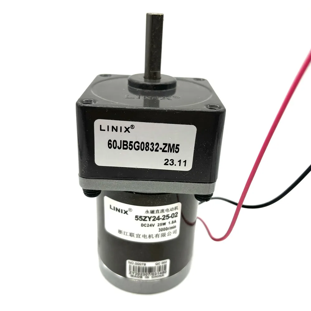 25W Gear Motor 55ZY24-25-02/60JB5G0832-ZM5 for Home Appliance