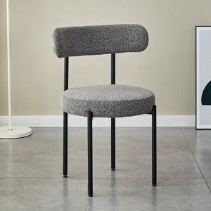Moderno elegante patas de metal rosa negro <span class=keywords><strong>Beige</strong></span> colorido mesa de comedor chaise terciopelo café cocina restaurante sillas de comedor - Product Image 5