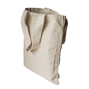 Grands sacs fourre-tout personnalisés OEM de qualité supérieure en toile de coton écologique pour transporter du lait, de l'épicerie, des fruits et des légumes avec poignées renforcées - Product Image 4