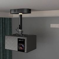 Support de plafond télescopique robuste pour projecteur, adaptateur caché, support de plafond pour projecteur compatible avec le projecteur XGIMI X50 Ultra Max