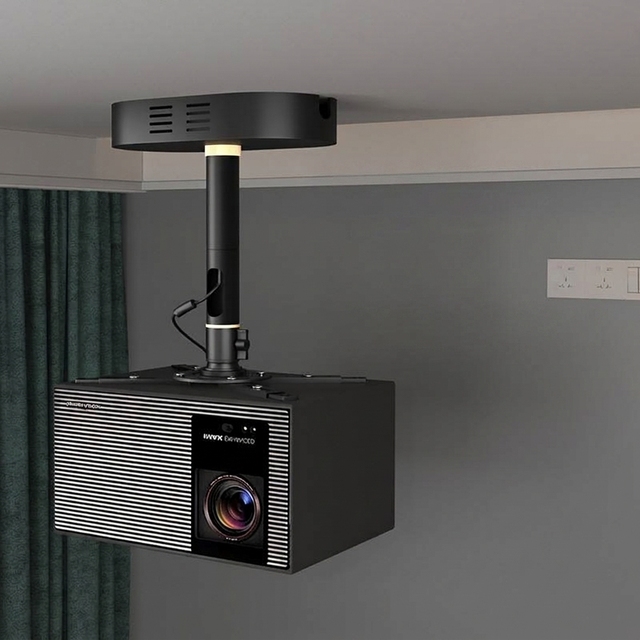 Heavy Duty Telescopic Projector Ceiling Mount Hidden Adapter Ceiling Projector Hanger Compatible XGIMI X50 Ultra Max Projector