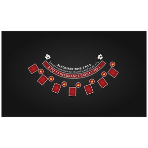 Tapis de <span class=keywords><strong>table</strong></span> de <span class=keywords><strong>poker</strong></span> et de blackjack en feutre de velours imperméable et ignifuge, avec impression personnalisée et disposition adaptée pour le <span class=keywords><strong>poker</strong></span> - Product Image 4