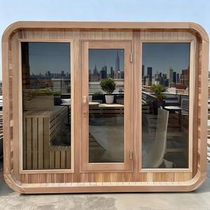 Saunas Tradicionales de Luz Roja, Saunas Finlandesas de Baño Seco, Bancos de Descanso, Cubos de Spa, Saunas de Barril para Exteriores - Product Image 4