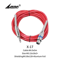 Lane Professional Câble audio Oem Odm de haute qualité Xlr Female Microphone Cable 2 Core