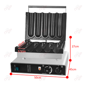 Machine à gaufres électrique commerciale antiadhésive 110V/220V pour wraps de poulet, gaufres bulles, gâteaux et boules croustillantes - Product Image 4