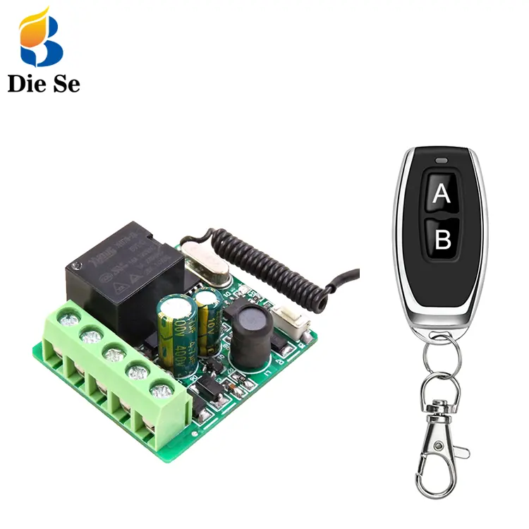 RF 433 Mhz Remote Controls Wireless Remote Control Switch 220V 1CH Relay Receiver Module With Remote ON OFF Transmitter