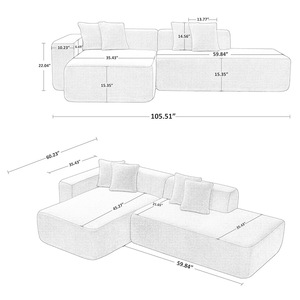 Demountable and Clean <strong>Sofa</strong> <strong>Foam</strong> <strong>Sofa</strong> Couch Bed Compressed <strong>Sofa</strong> Set Furniture Living Room Box for for Living Room Compressed - Product Image 2
