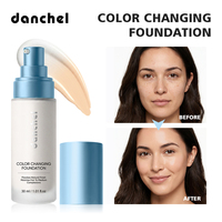 Fond de Teint Liquide en Gros à Couleurs Changeantes, Longue Tenue, Couvrance Modulable, Léger, Minimise les Pores, Imperméable